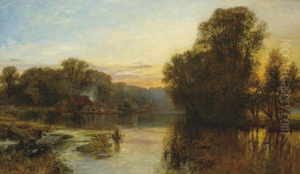 Pangbourne Oil Painting by George Vicat Cole