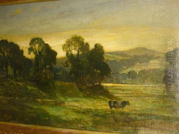 Yorkshire Pastures Oil Painting by Rex Vicat Cole