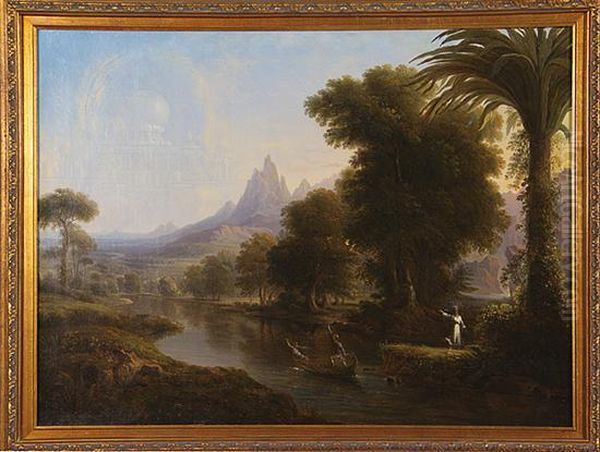 The Voyage Of Life - Youth Oil Painting by Thomas Cole