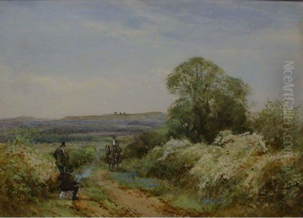 Veduta Della
Campagna Romana Oil Painting by Enrico Coleman