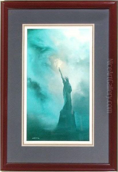 Liberty Oil Painting by George Sumner Coleman