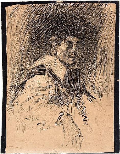 Joseph Colburgher Oil Painting by Joseph Clement Coll