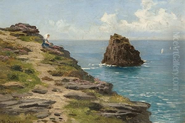 Boscastle Oil Painting by Arthur Bevan Collier