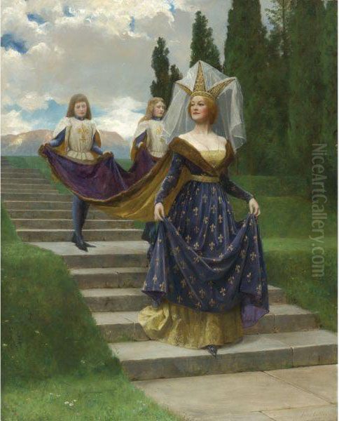 A Great Lady Oil Painting by John Maler Collier