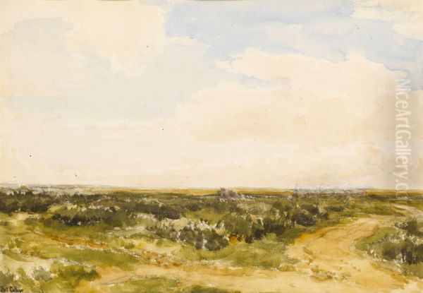 An Extensive Dune Landscape Oil Painting by Thomas Collier