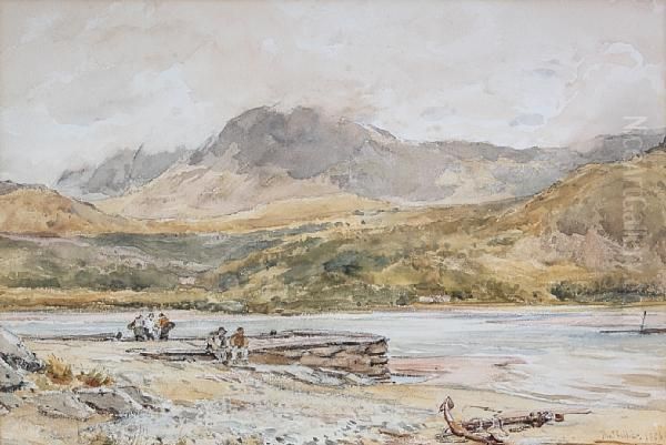 Cader Idris Oil Painting by Thomas Collier