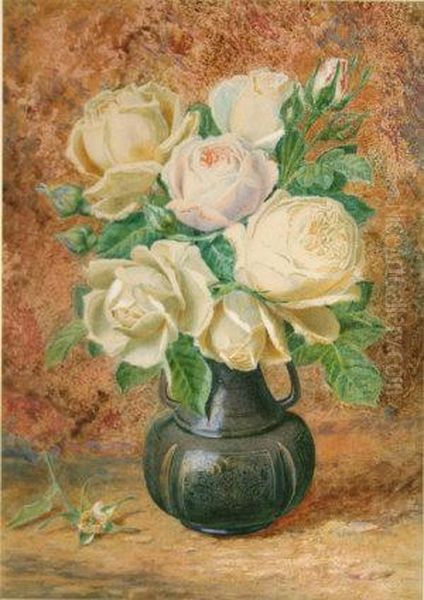 Roses Oil Painting by Thomas Collier