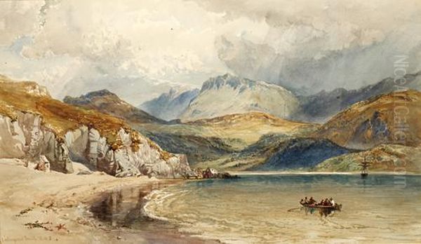 Cader Idris, From Barmouth, North Wales Oil Painting by William Collingwood Smith