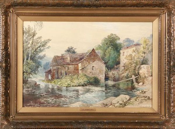 Mill Scene Oil Painting by William Collingwood Smith