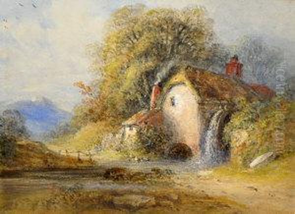 Awatermilla Oil Painting by William Collingwood Smith