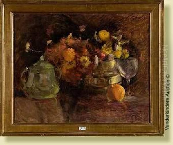 Nature Morte Aux Fleurs by Jean Roch Collon