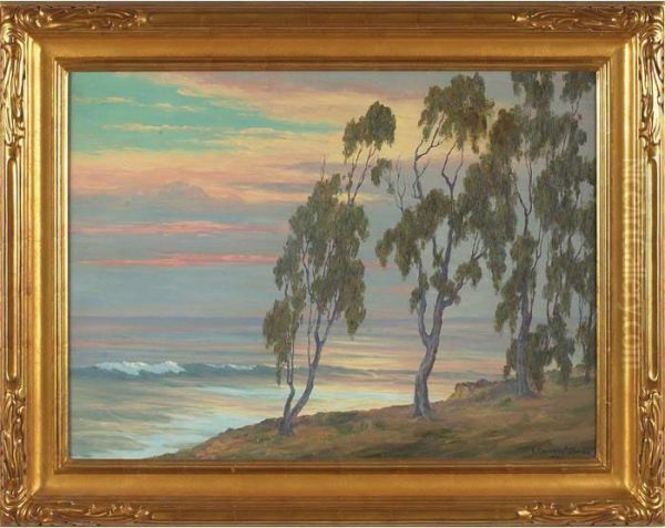 Serenity, La Jolla Oil Painting by Roi Clarkson Colman