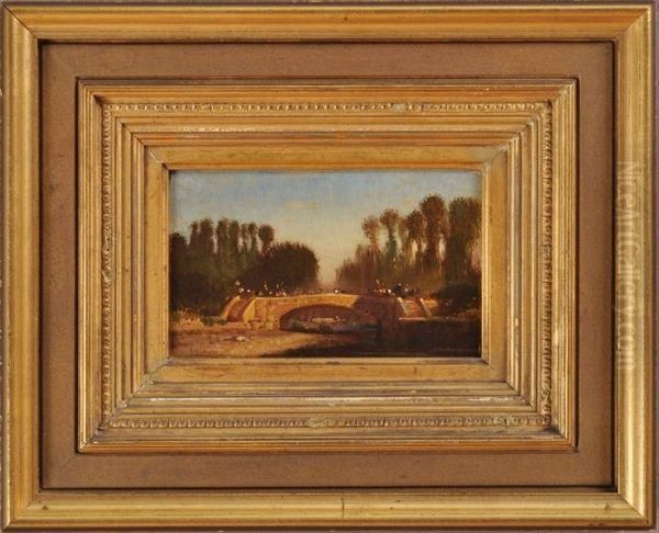 Granada Oil Painting by Samuel Colman