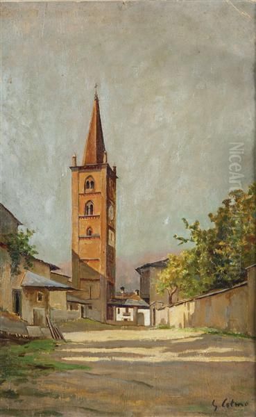 Veduta Di Paese Oil Painting by Giovanni Colmo