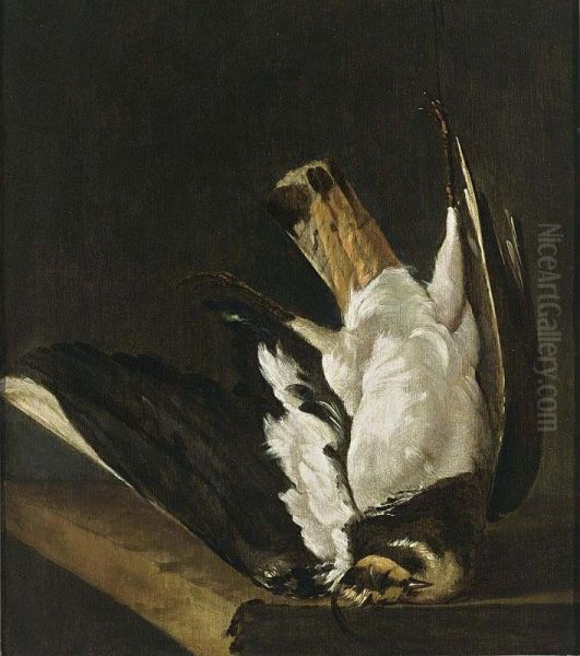 A Still Life With A Lapwing Oil Painting by Isaac Colonia