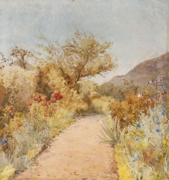 Garden Path Oil Painting by Helen Colville