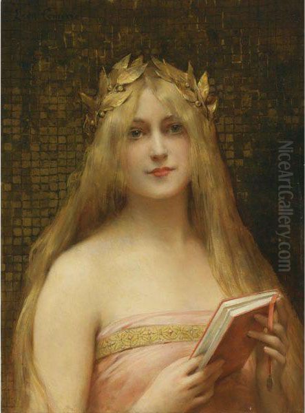 A Classical Beauty Oil Painting by Leon Francois Comerre