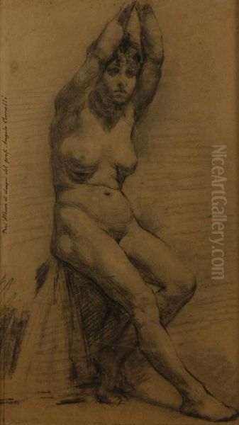 Nudo Femminile Oil Painting by Angelo Comolli