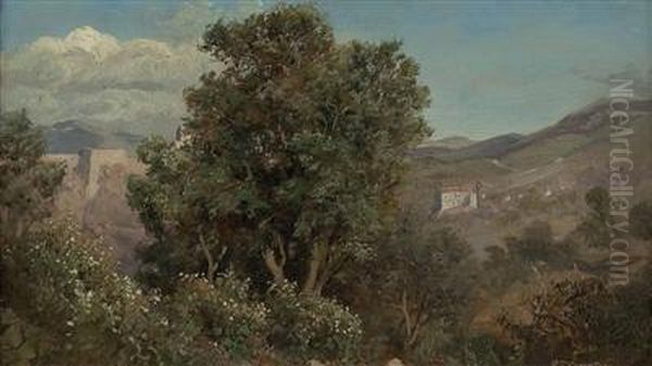 Korsika - Landschaft Oil Painting by Edward Theodore Compton