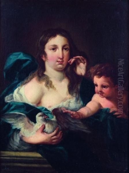 Allegorie De La Paix Oil Painting by Tommaso Conca