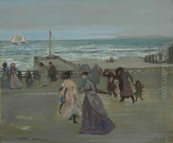 Brighton Oil Painting by Charles Edward Conder