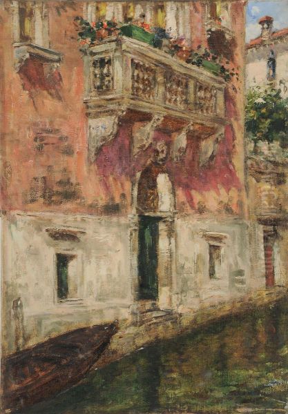 Venezia Oil Painting by Giuseppe Conedera