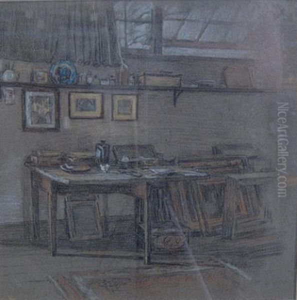 The Artist's Studio by John Ramsey Conner