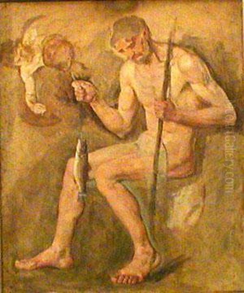 Study For 'the Fisherman' by John Ramsey Conner