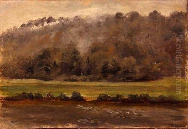 Valley Scene Oil Painting by Lionel Constable