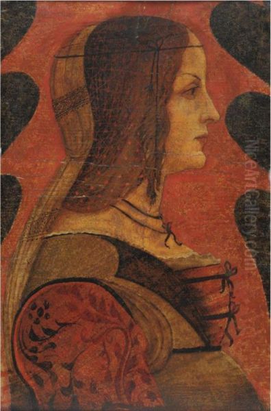 Ritratto Di Gentildonna Di Profilo Oil Painting by Dei Bernardino Conti