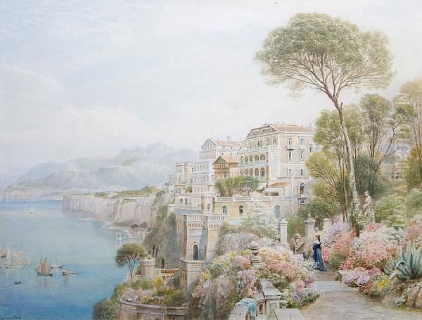 Sorento, Italy Oil Painting by Ebenezer Wake Cook