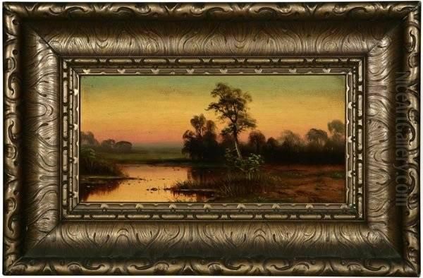 Bayou On The Mississippi Oil Painting by Astley David Middleton Cooper