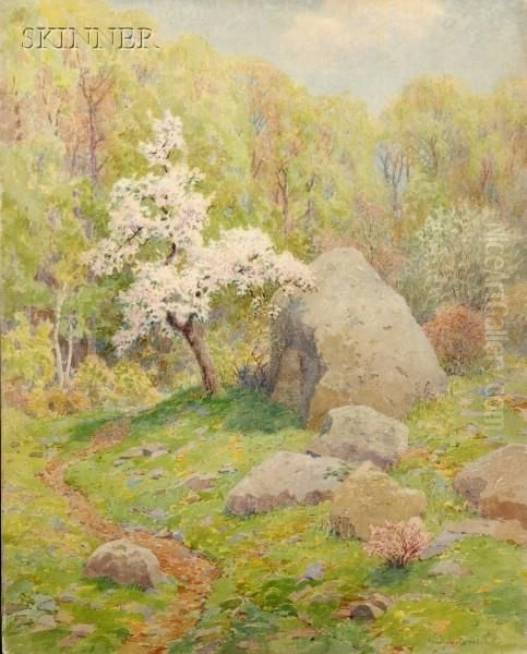 Spring Blossoms Oil Painting by Charles George Copeland