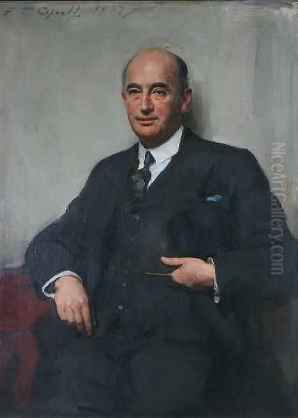 Portrait Of Bryce Meredith Hanmer Oil Painting by Frank Thomas Copnall