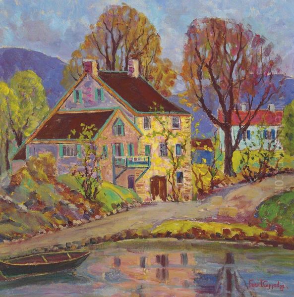 Reflections Oil Painting by Fern Isabel Coppedge