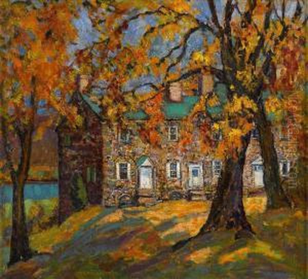 Thompson-neely House Oil Painting by Fern Isabel Coppedge