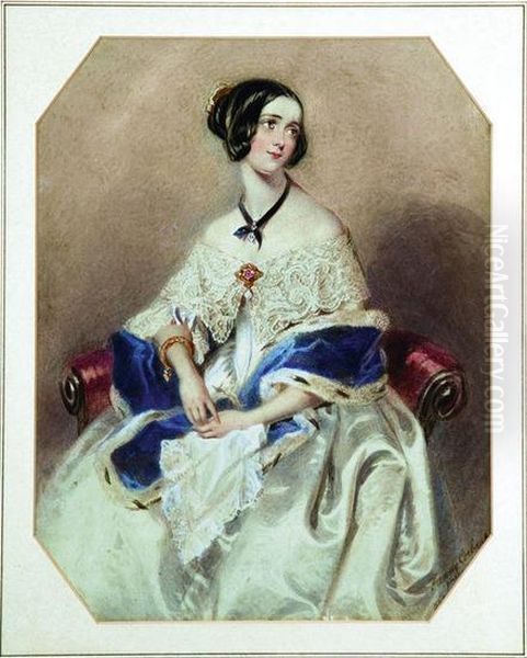 Portrait Of A Lady Oil Painting by Fanny Doetger Corbaux