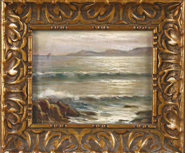 Marinemaler Oil Painting by Gaston Corbier