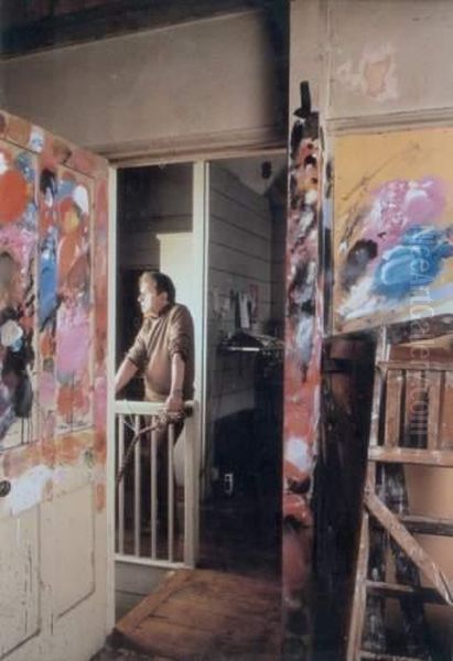 Francis Bacon Dans Son Atelier Oil Painting by Horacio Sosa Cordero