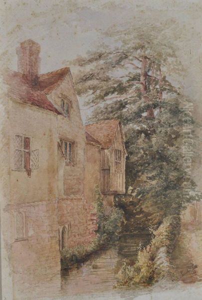 Country House Possiblyknole Oil Painting by Charles Essenhigh Corke