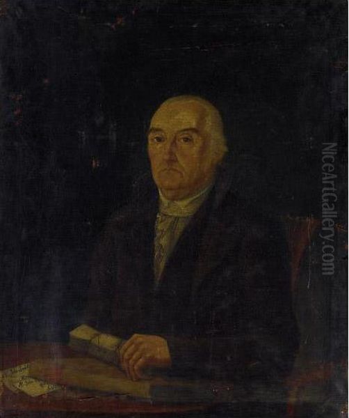 Portrait Of John Appleton, Son Of The Reverend Nathanial Appleton, D.d., Of Cambridge, Massachusetts Oil Painting by Michele Felice Corne