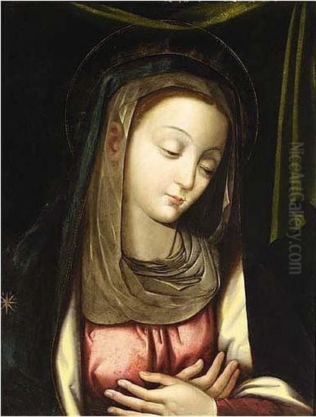 The Madonna Oil Painting by Juan Correa de Vivar