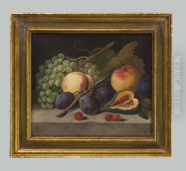 Obst-stilleben Oil Painting by Josef Correggio