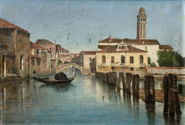 Venecia Oil Painting by Carlos Corsetti