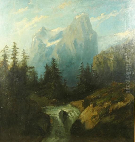 Passo Stella Oil Painting by Giacinto Corsi Di Bognasco