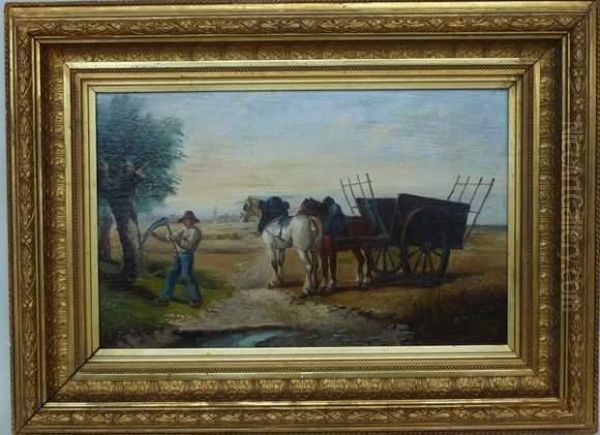  La Moisson  Oil Painting by Cortes