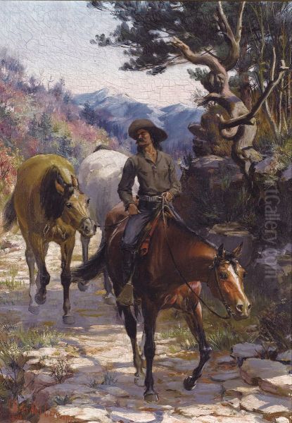 Bandit Oil Painting by Charles Abel Corwin