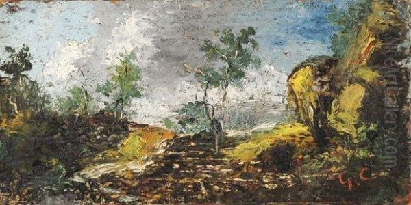 Temps D'orage Oil Painting by Giovanni Costa