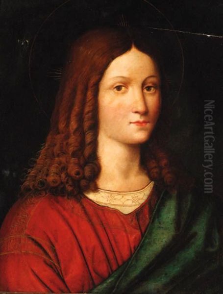 Salvator Mundi Oil Painting by Lorenzo Costa