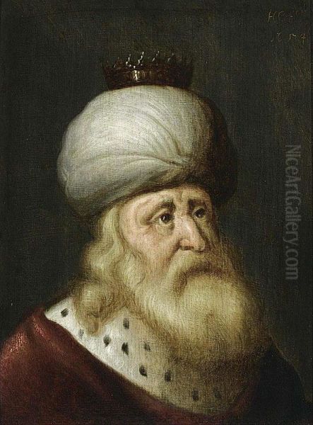 King Solomon Oil Painting by Hendrick Coster